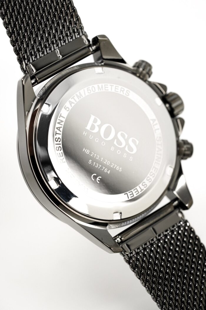 Hugo Boss Men's Watch Chronograph Ikon Grey Mesh - HB1513443 - Image 8